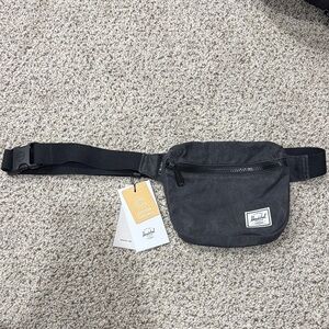 Herschel Supply Company Black Canvas Belt Bag
